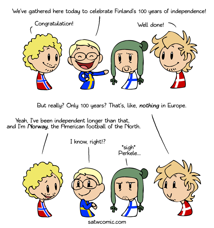 100 in European years SatWcomic.com