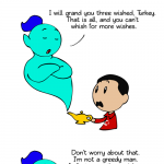 A simple man with simple needs