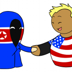 Norht Korea Handshake