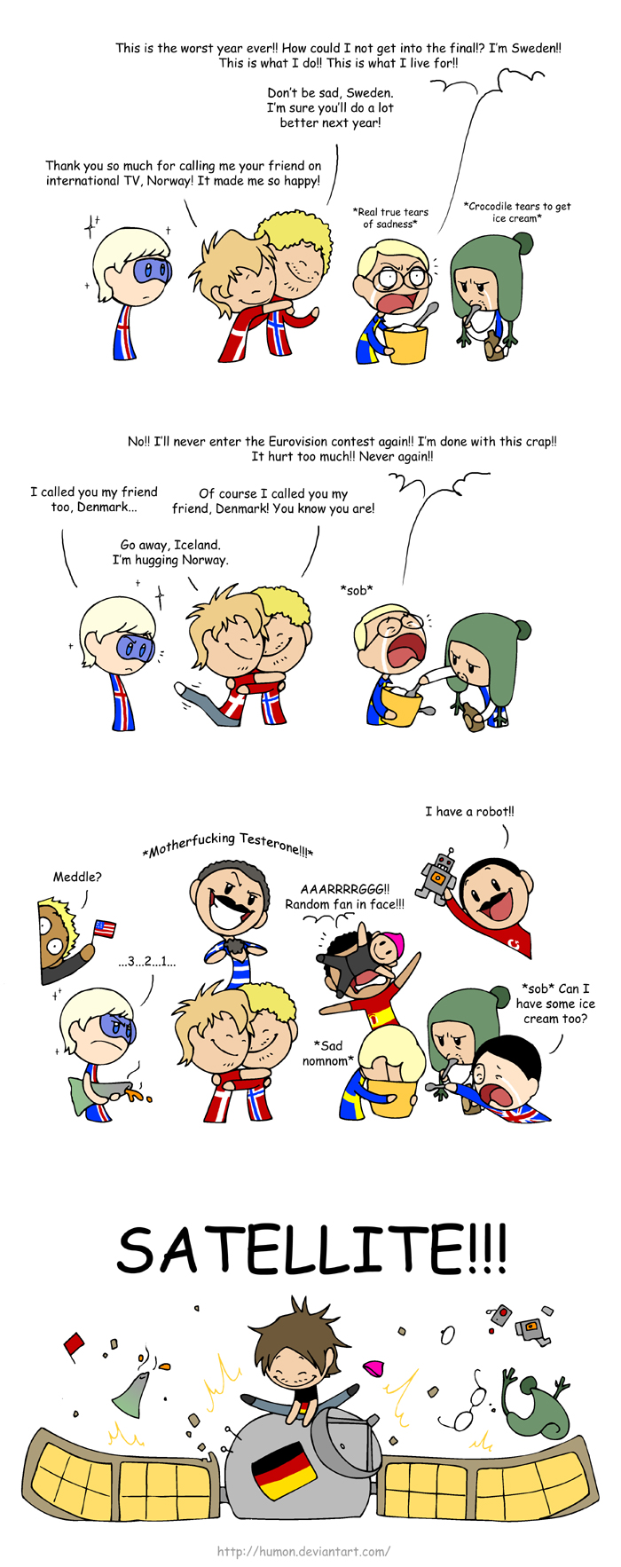Eurovision 2010 SatWcomic.com