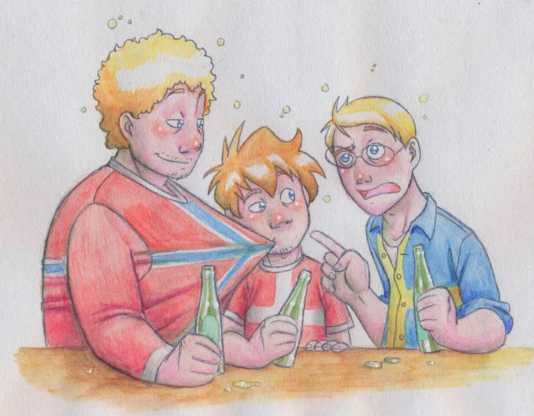 Three Drunks SatWcomic.com
