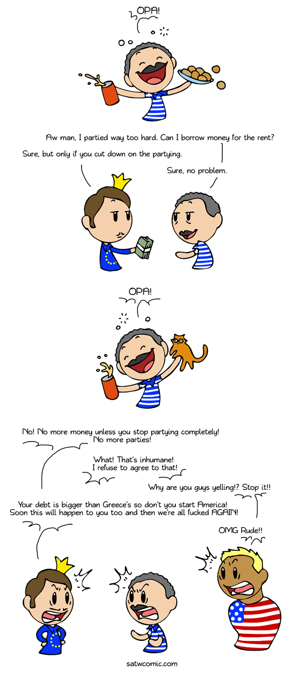 A Zorba slowing down SatWcomic.com