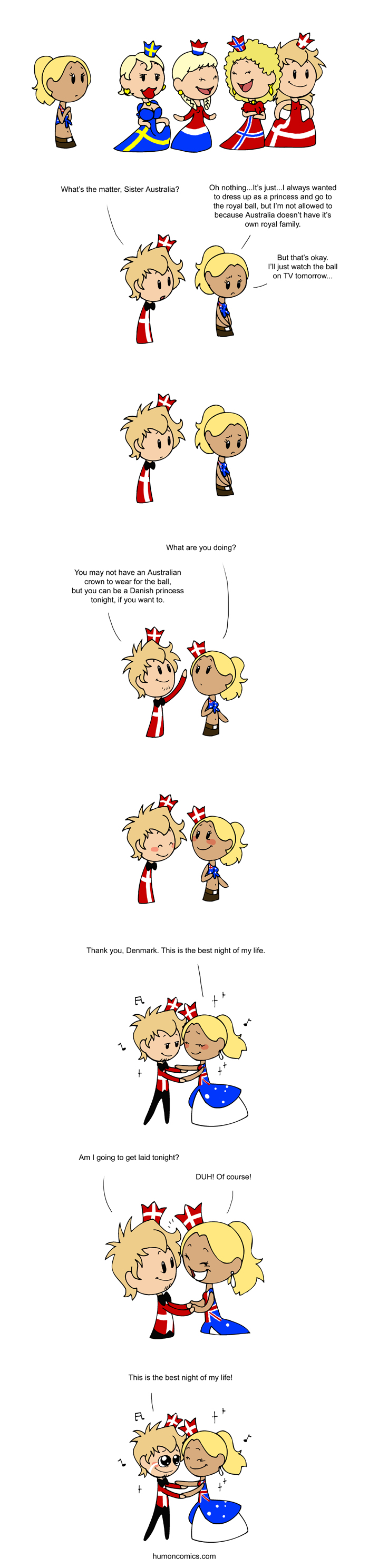 Australian Princess  SatWcomic.com