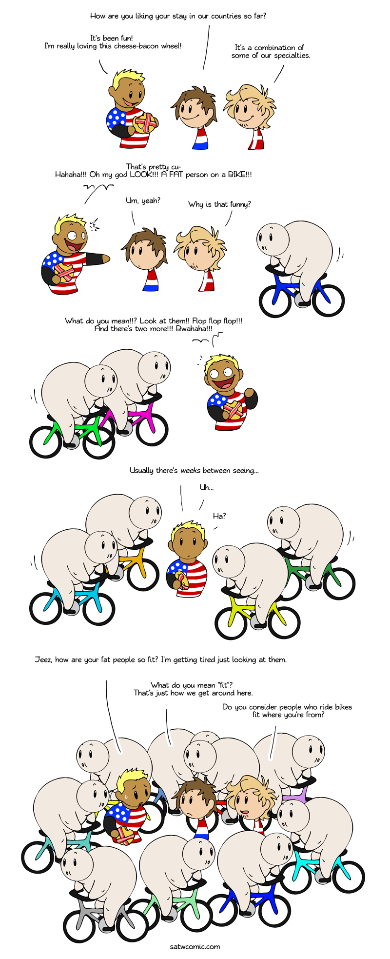 Bike it off SatWcomic.com