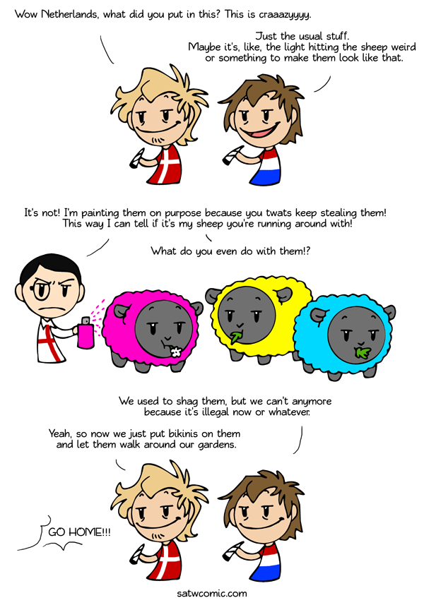Brightest Sheep in the Field SatWcomic.com