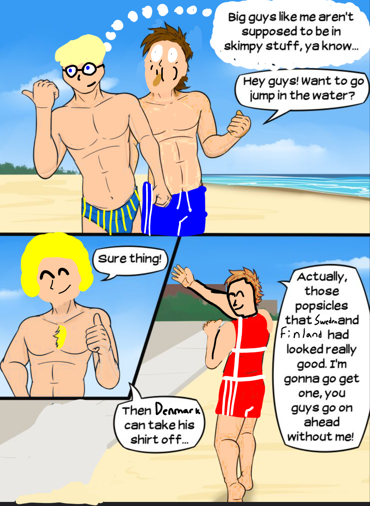 Nordics beach day part 5 Nordics beach day part 5 SatWcomic.com