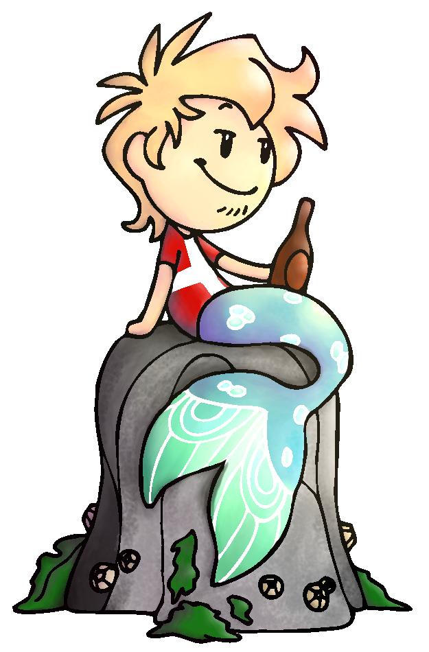 Colored and shaded manmaid denmark  SatWcomic.com