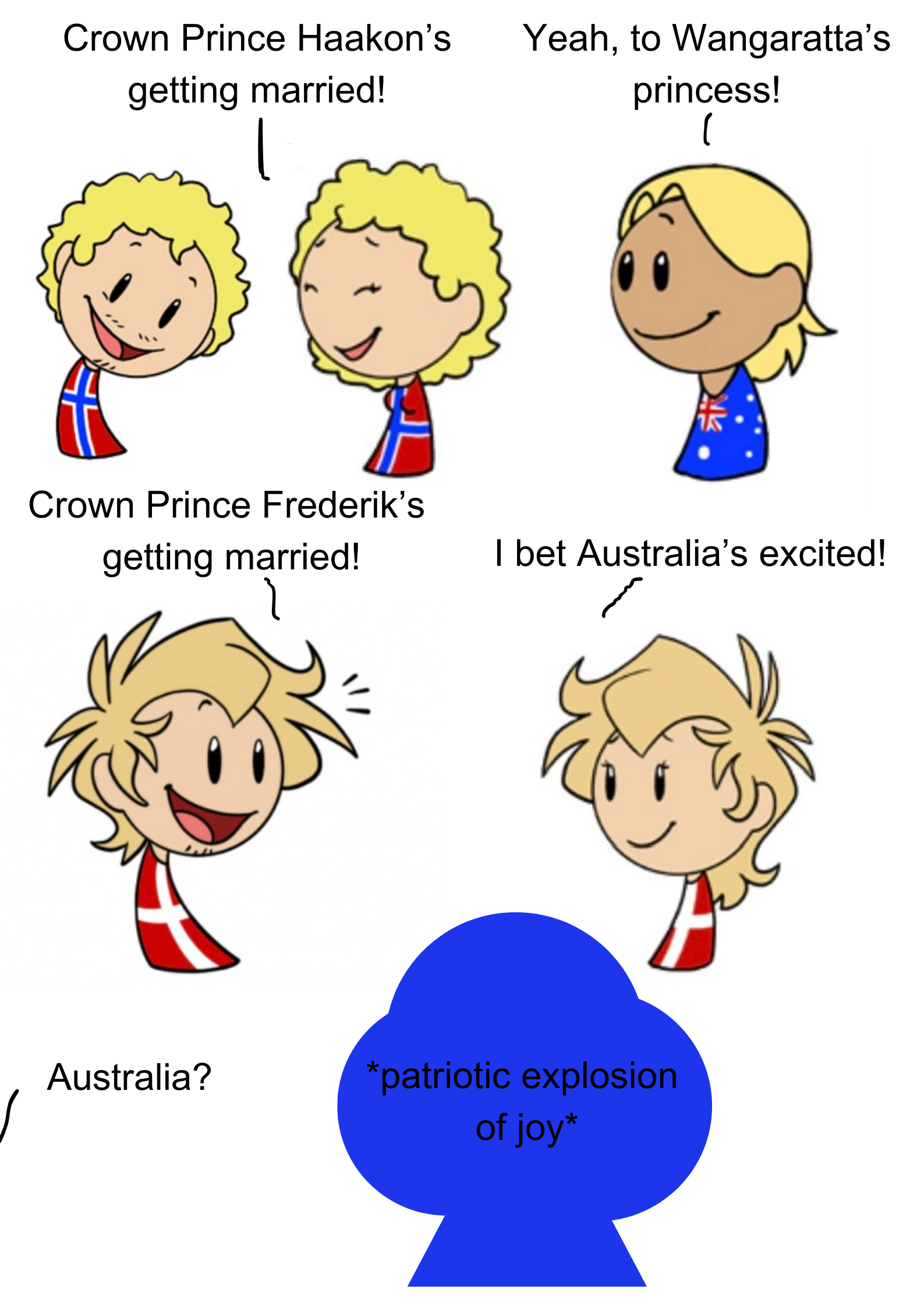 Australia really wants a Scandi Crown Princess of their own Australia really wants a Scandi Crown Princess of their own SatWcomic.com