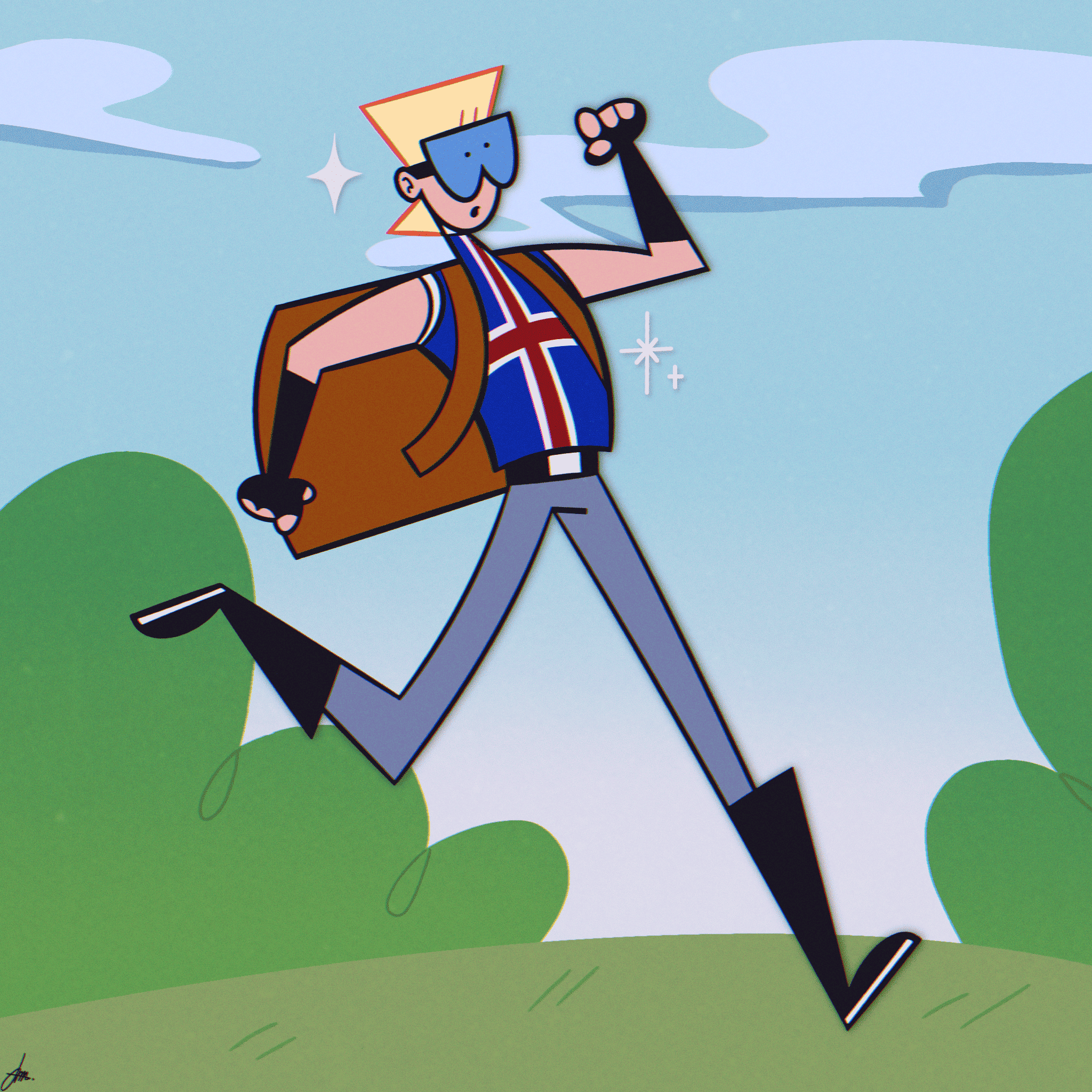 Just Walkin' SatWcomic.com