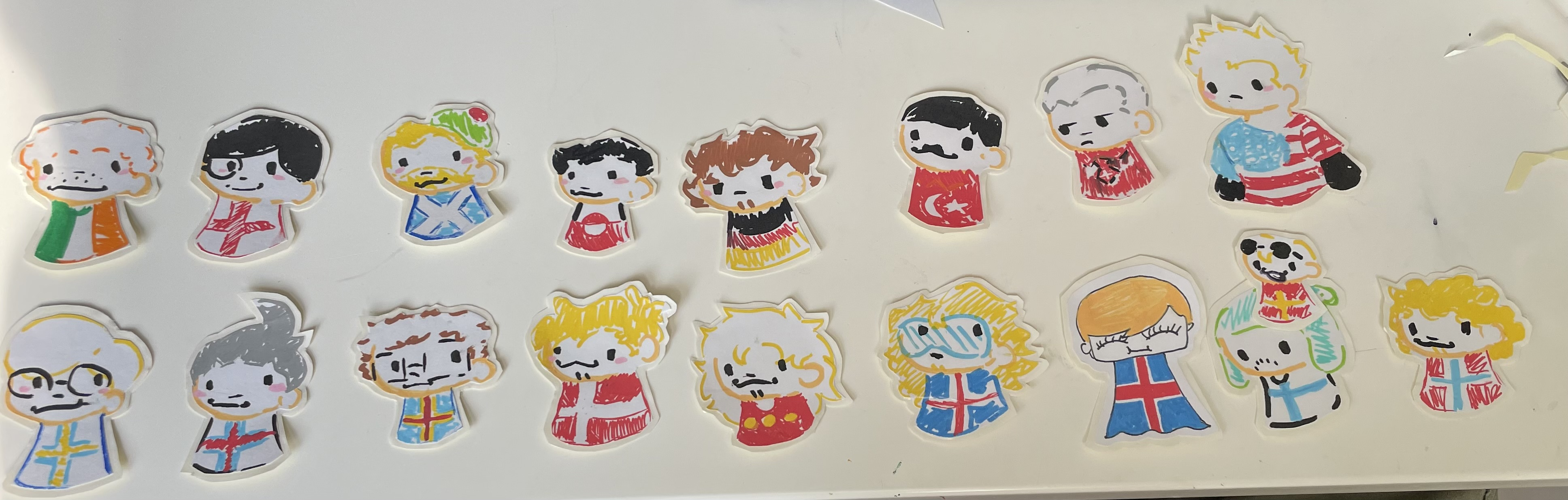 SATW character stickers 