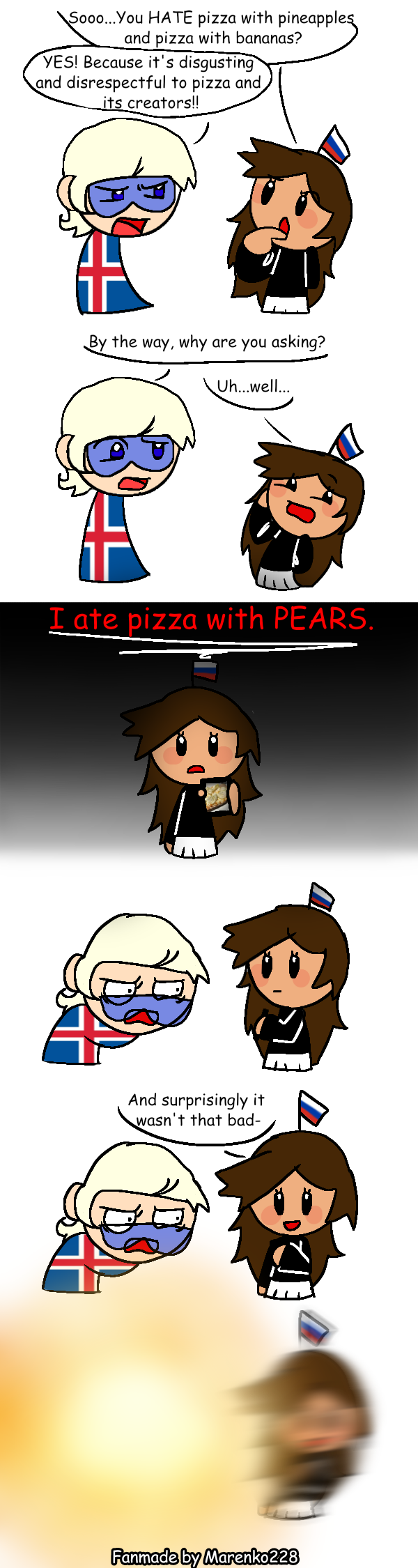 Pizza and PEARS SatWcomic.com