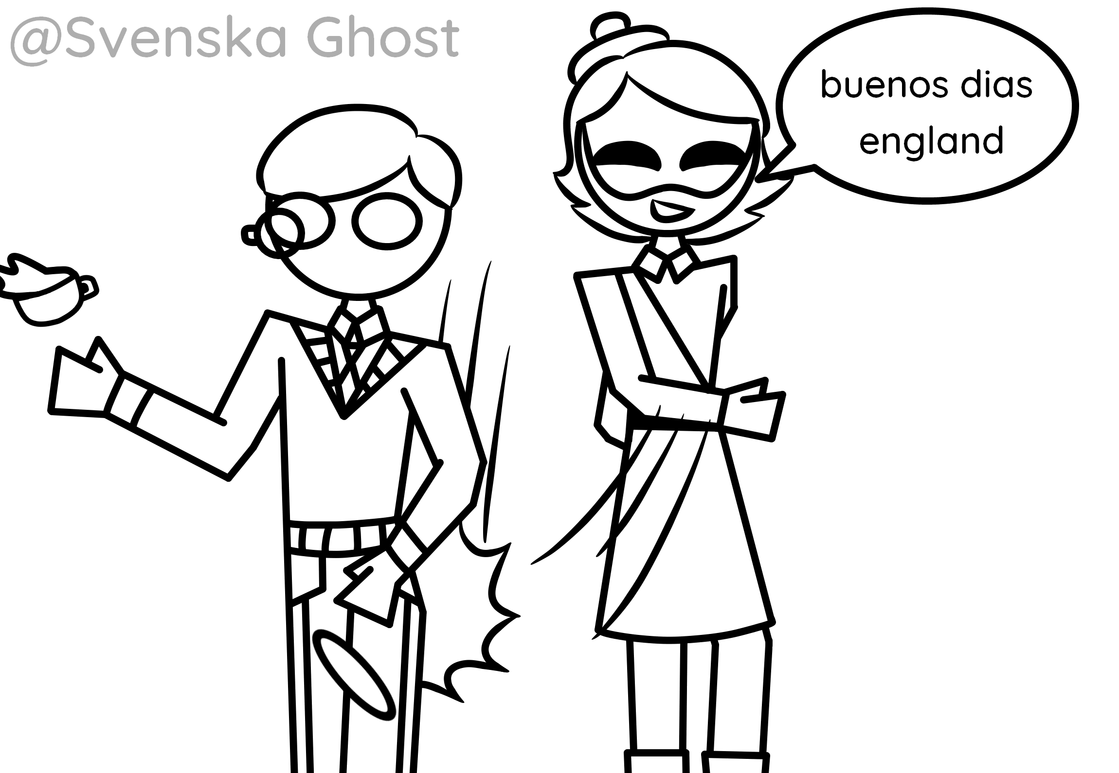 buenos dias england SatWcomic.com