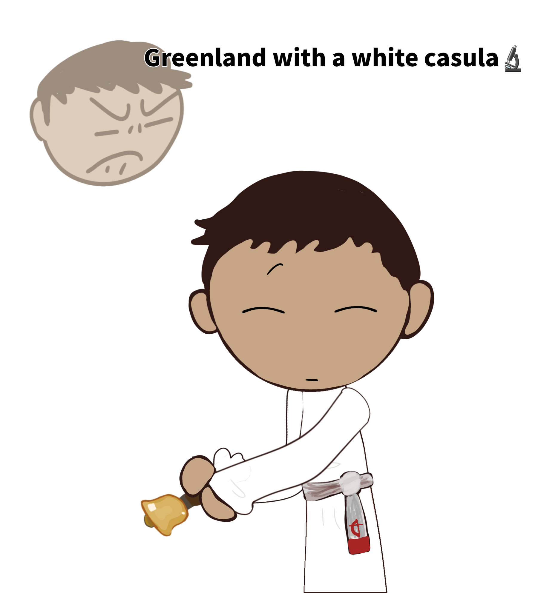 Greenland with some xmas cloth ig SatWcomic.com
