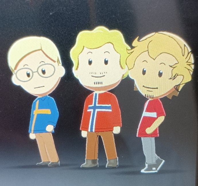 Made the Scandinavian countries in Tomodachi Life