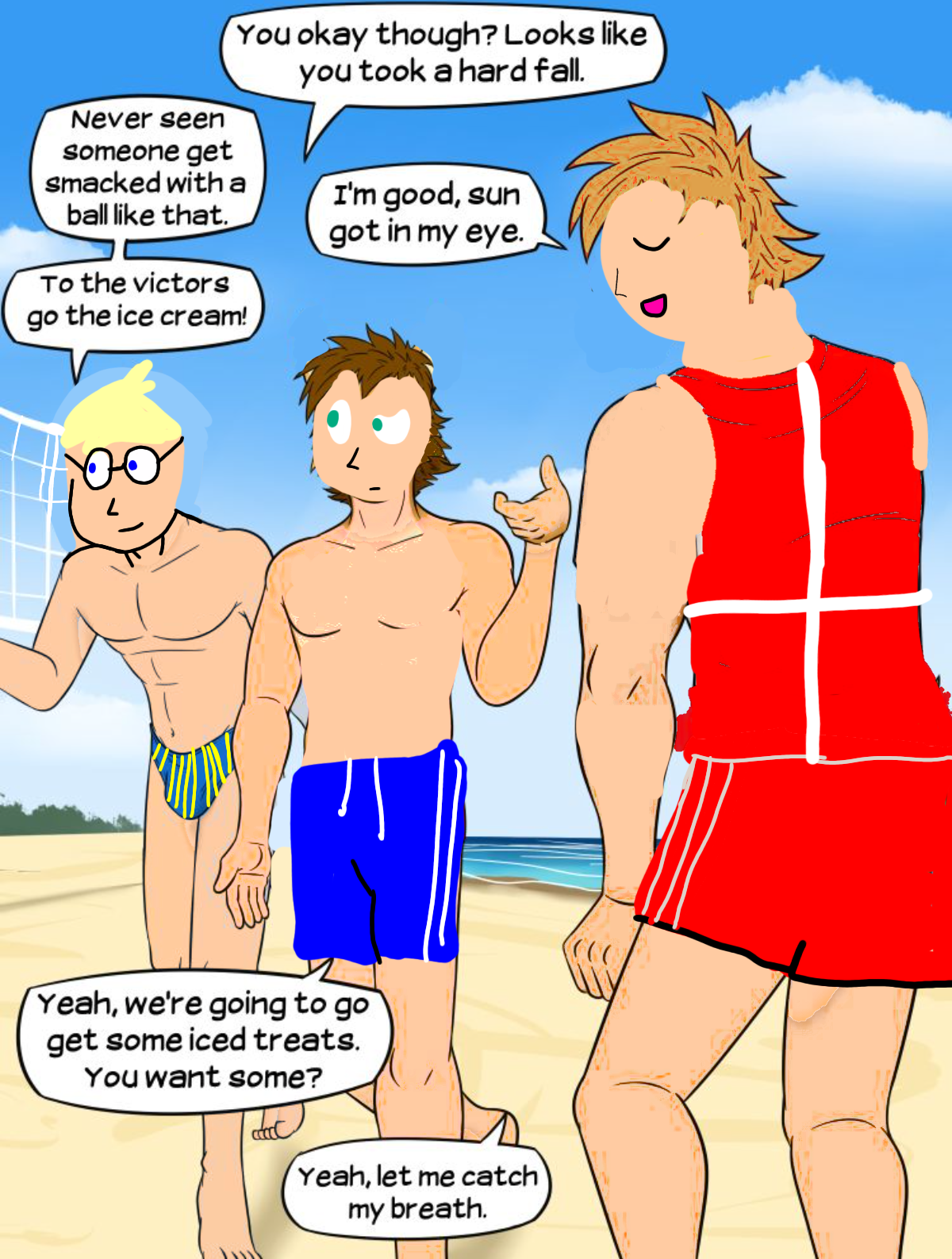 Nordics beach day part 4 SatWcomic.com