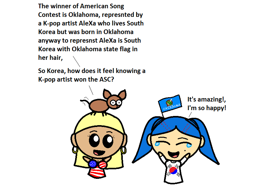 American Song Contest 2022 winner O-'K'-Pop star American Song Contest 2022 winner O-'K'-Pop star SatWcomic.com