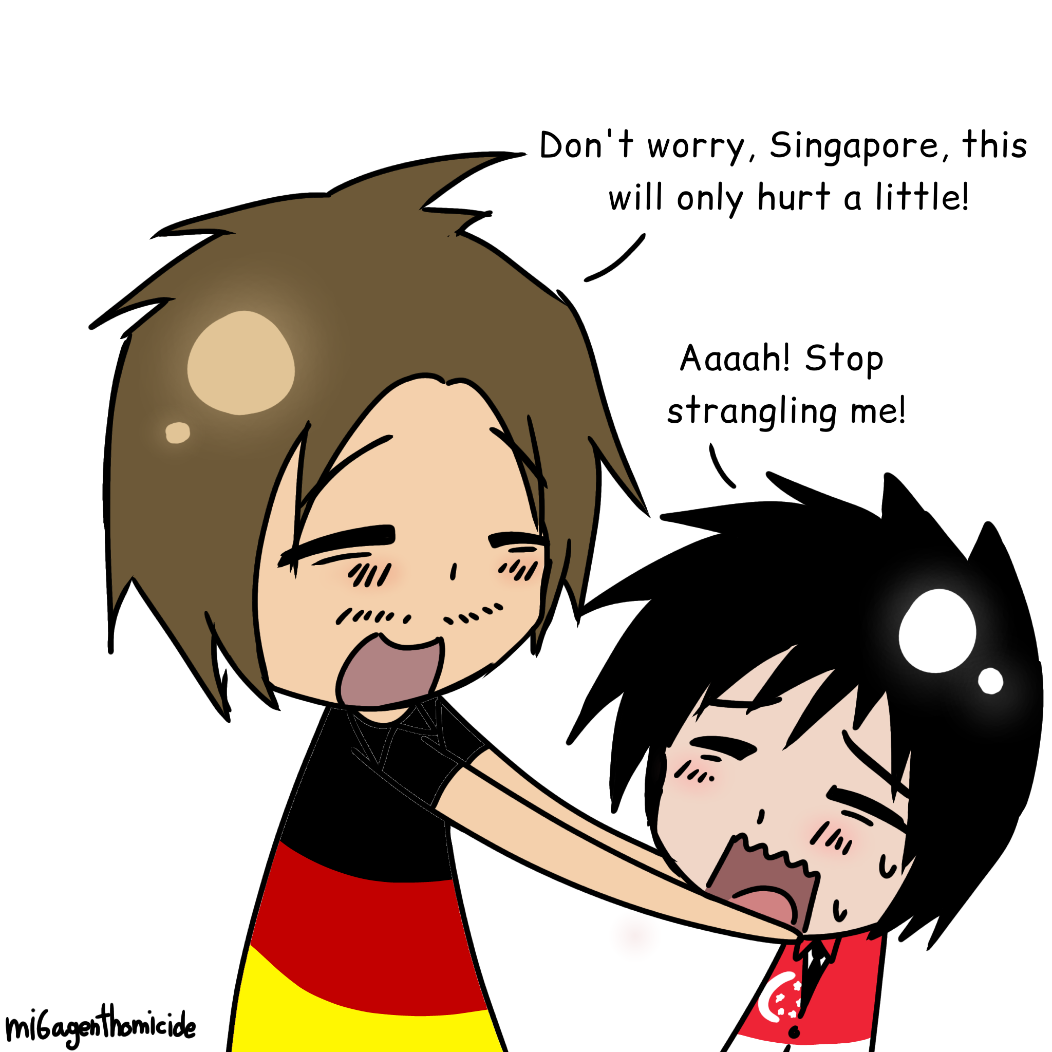 When you strangled Singapore... SatWcomic.com