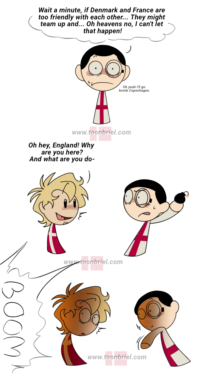Battle of Copenhagen SatWcomic.com