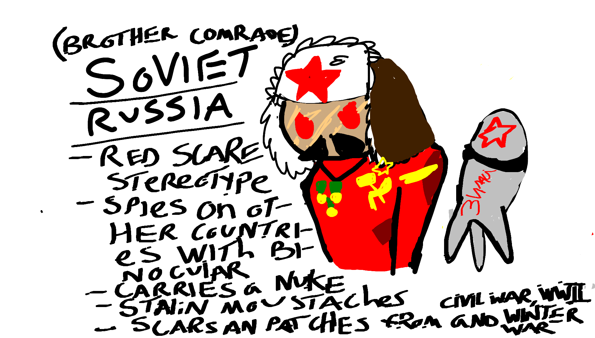Btother (Comrade) Soviet Russia SatWcomic.com