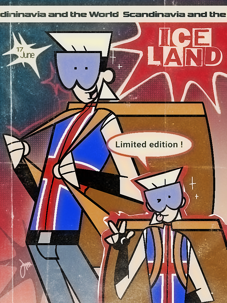 Iceland Drawing SatWcomic.com