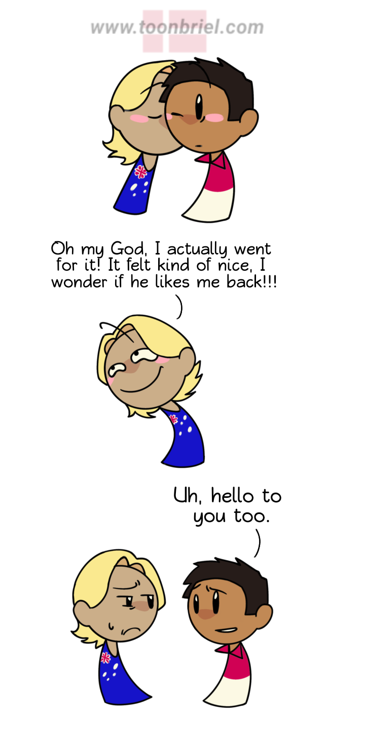 Cheek Kiss SatWcomic.com