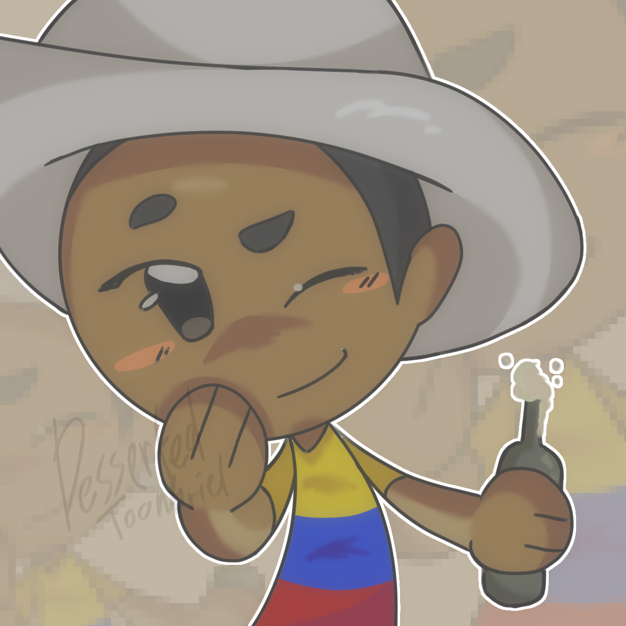 Don't make a mess, Colombia! Don't make a mess, Colombia! SatWcomic.com