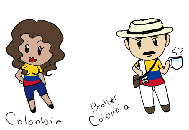Colombia and Brother Colombia SatWcomic.com