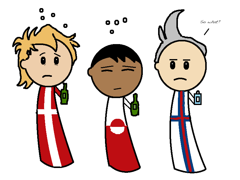 Drinking alcohol SatWcomic.com