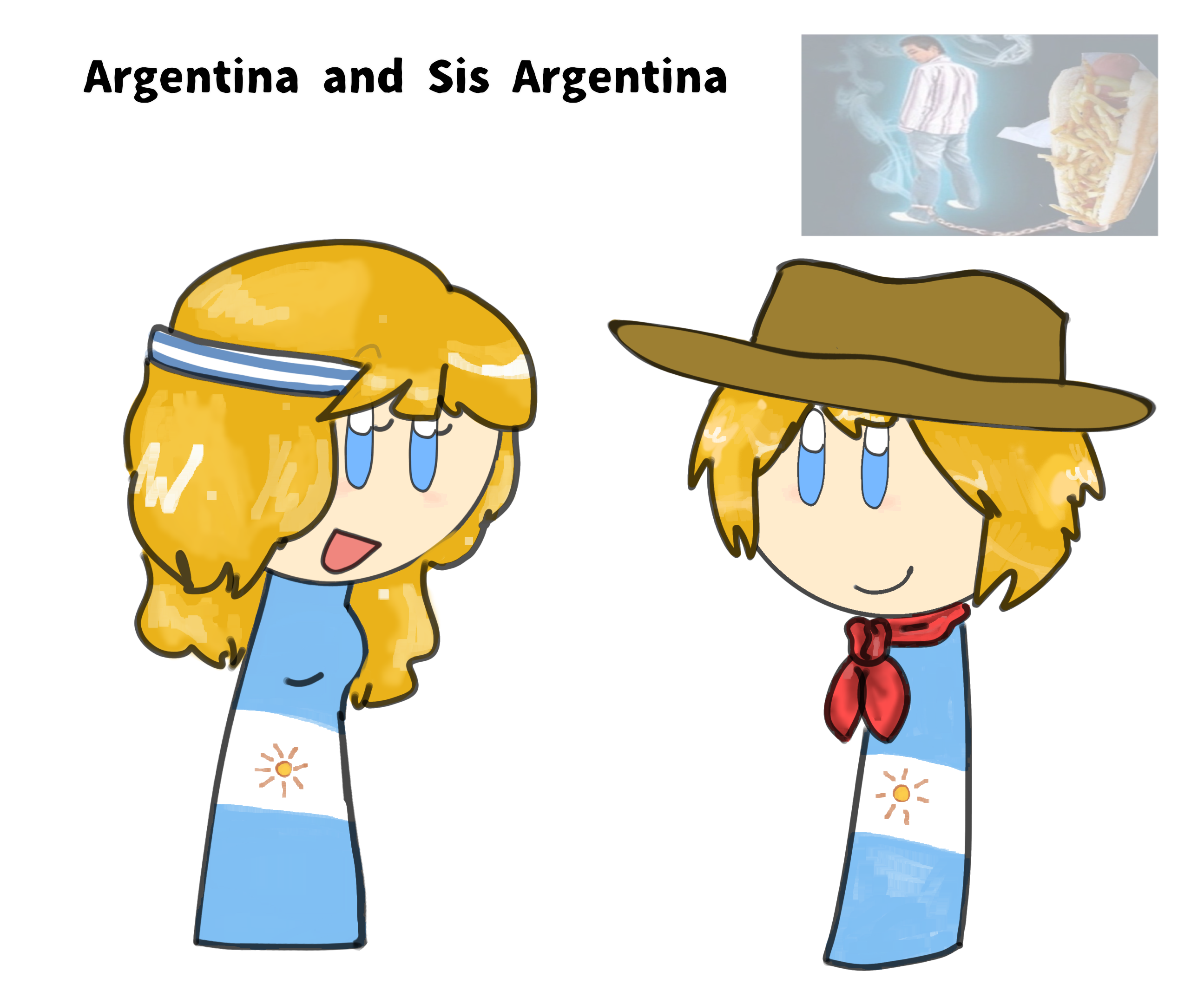 Argentina and Sis Argentina SatWcomic.com