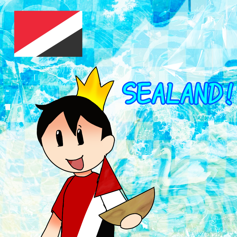 Cool Sealand and his boat SatWcomic.com