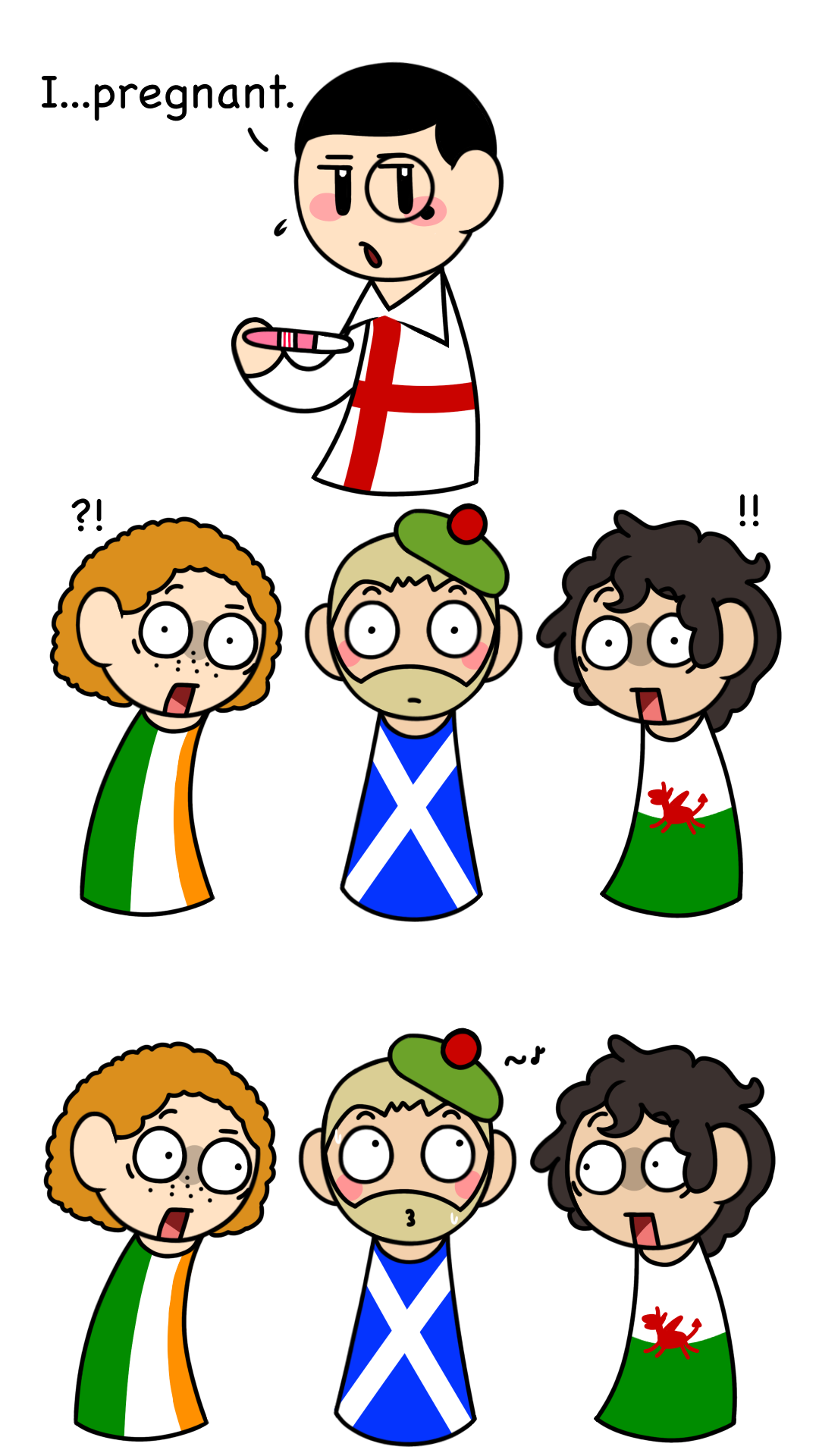 England is pregnant...? SatWcomic.com