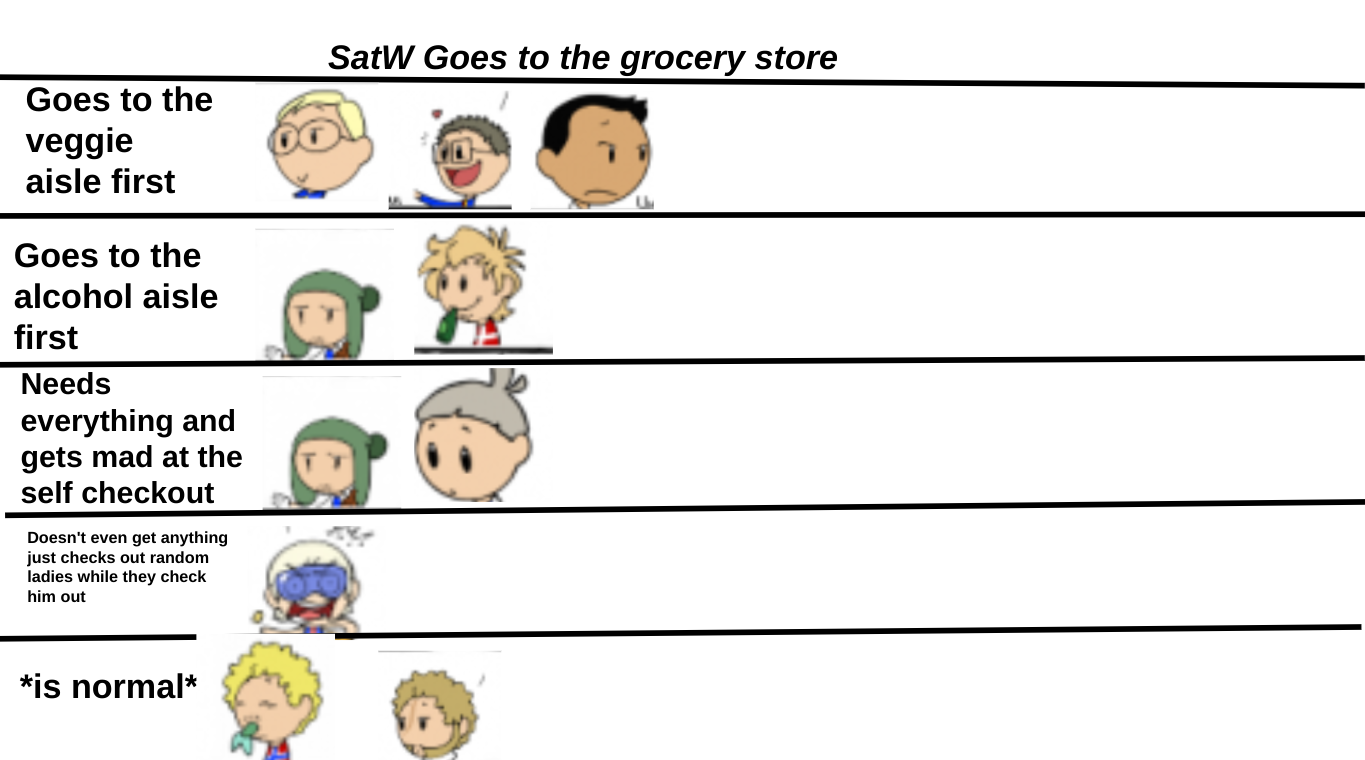 satw goes shopping SatWcomic.com