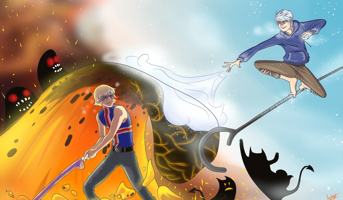 Fire vs Ice Fire vs Ice SatWcomic.com