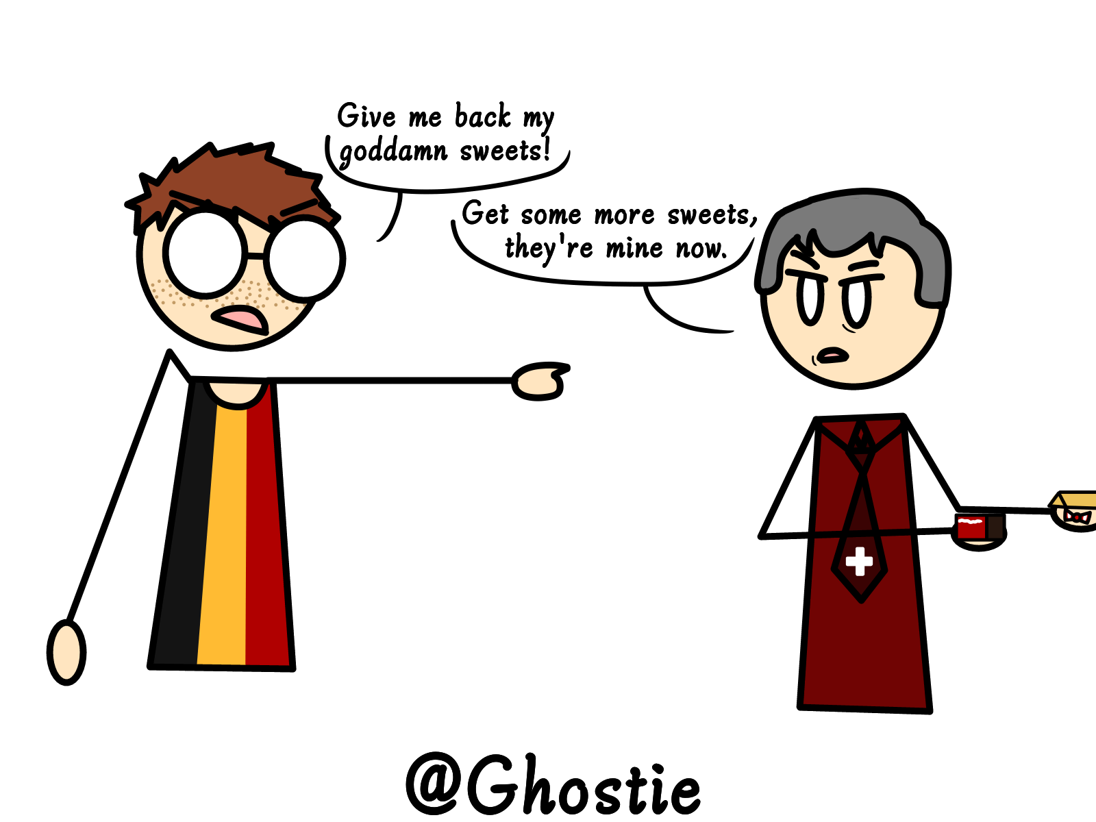 Give me my chocolates! SatWcomic.com