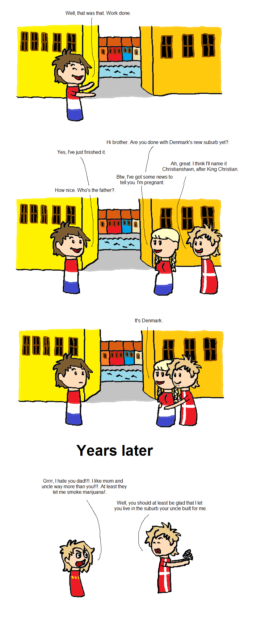 The history of Christianshavn and Christiania SatWcomic.com