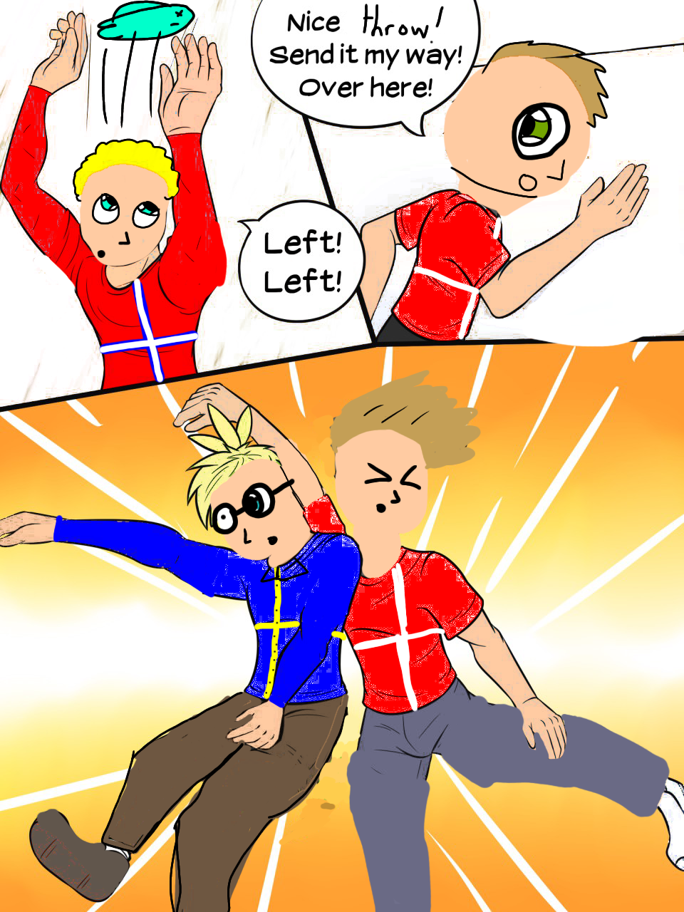 A game of hot fish SatWcomic.com