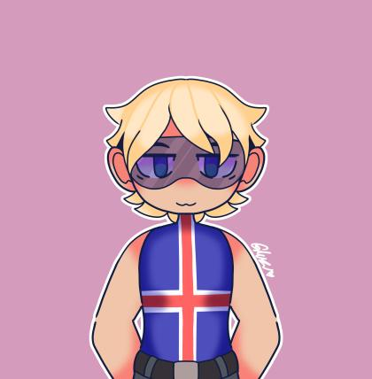 Iceland art my friend made :)