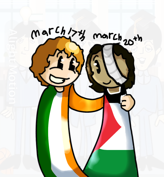 Happy Late Saint Patrick’s and early Eid Mubarak! Happy Late Saint Patrick’s and early Eid Mubarak! SatWcomic.com