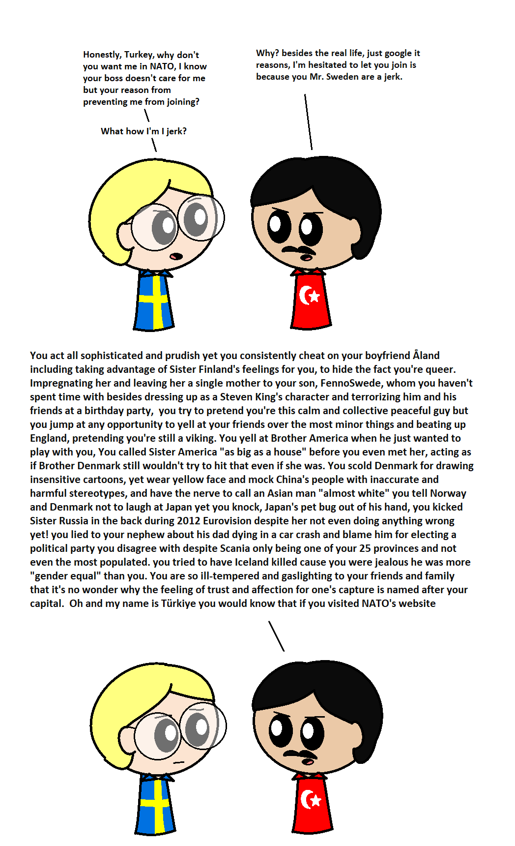 Sweden has been a jerk SatWcomic.com