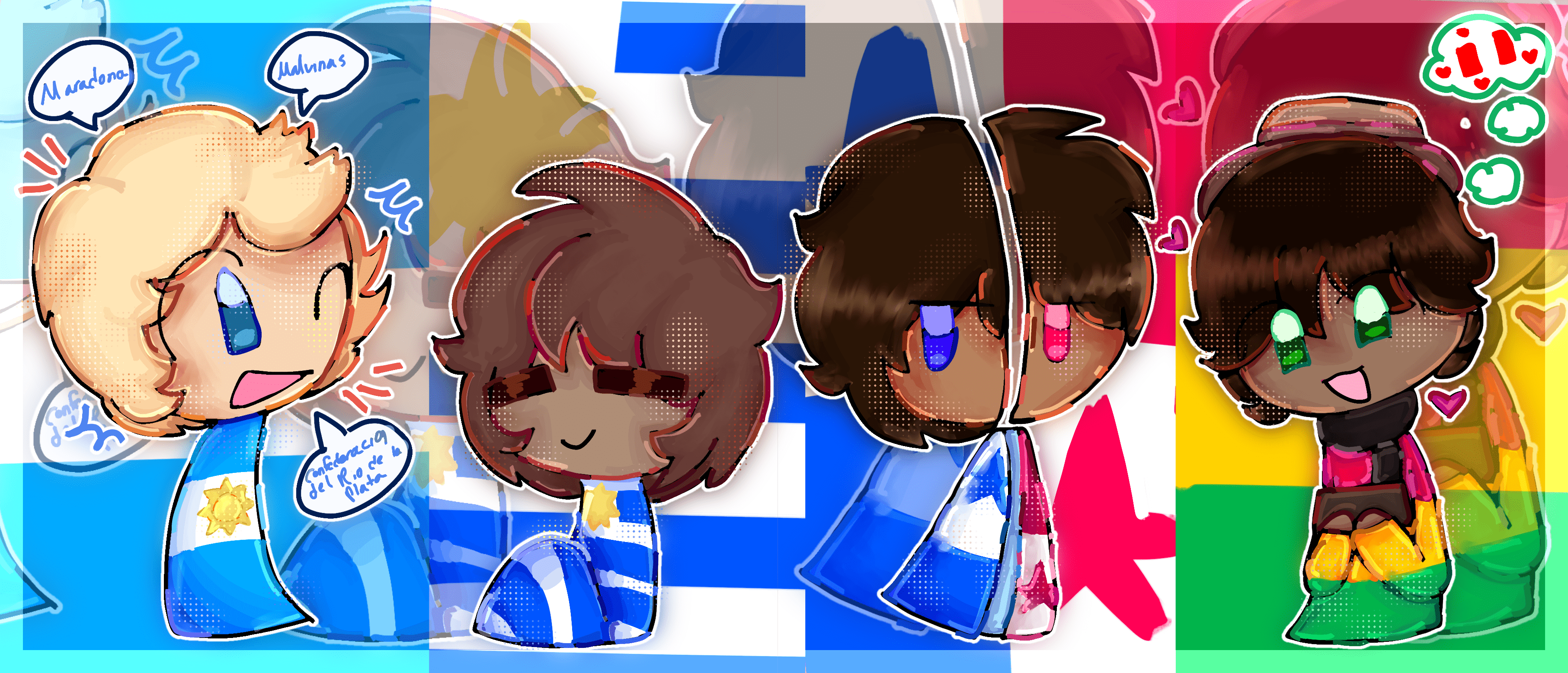 Latin American countries 2 Latin American countries 2 SatWcomic.com