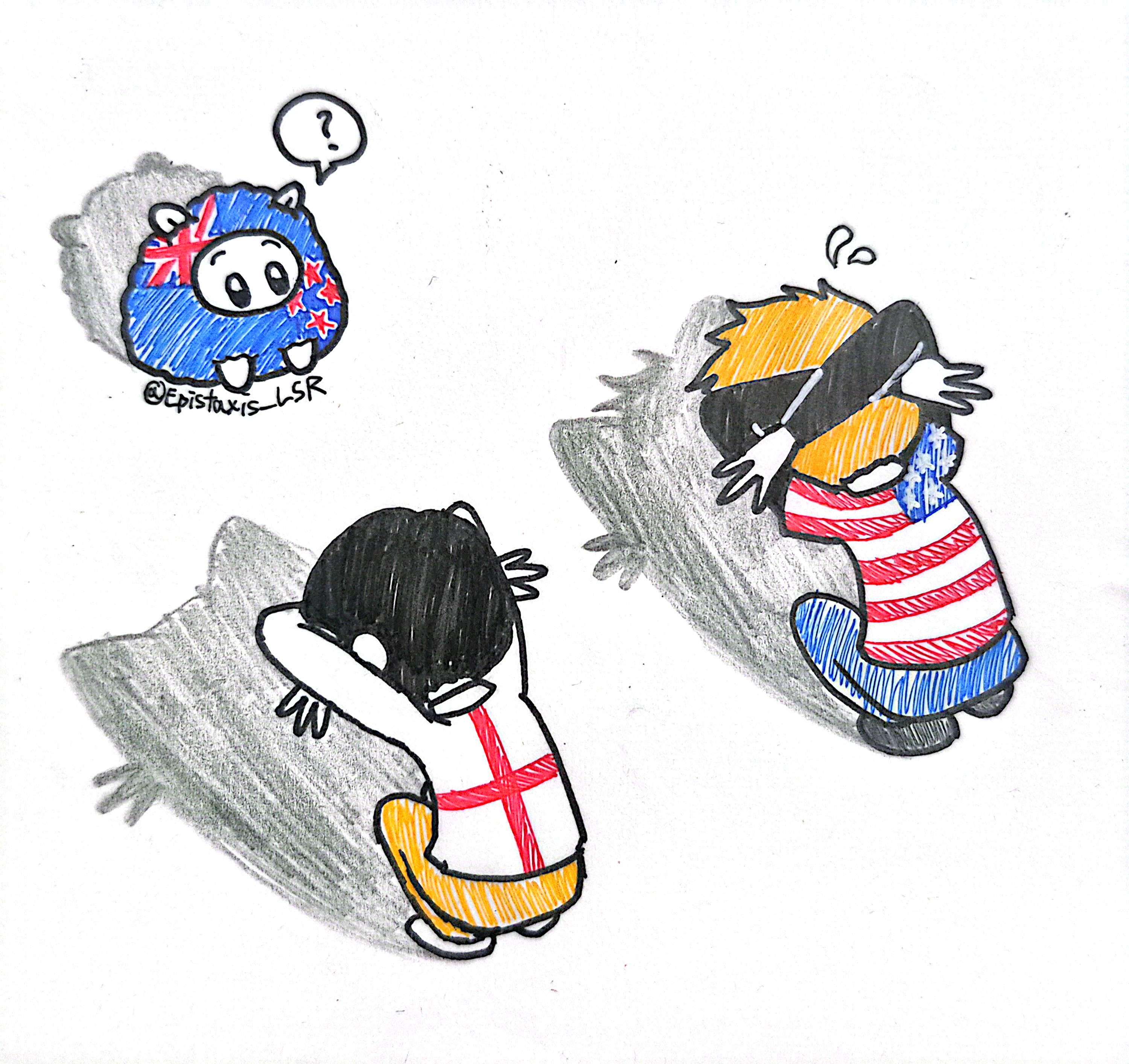 A cat-shaped shadow SatWcomic.com