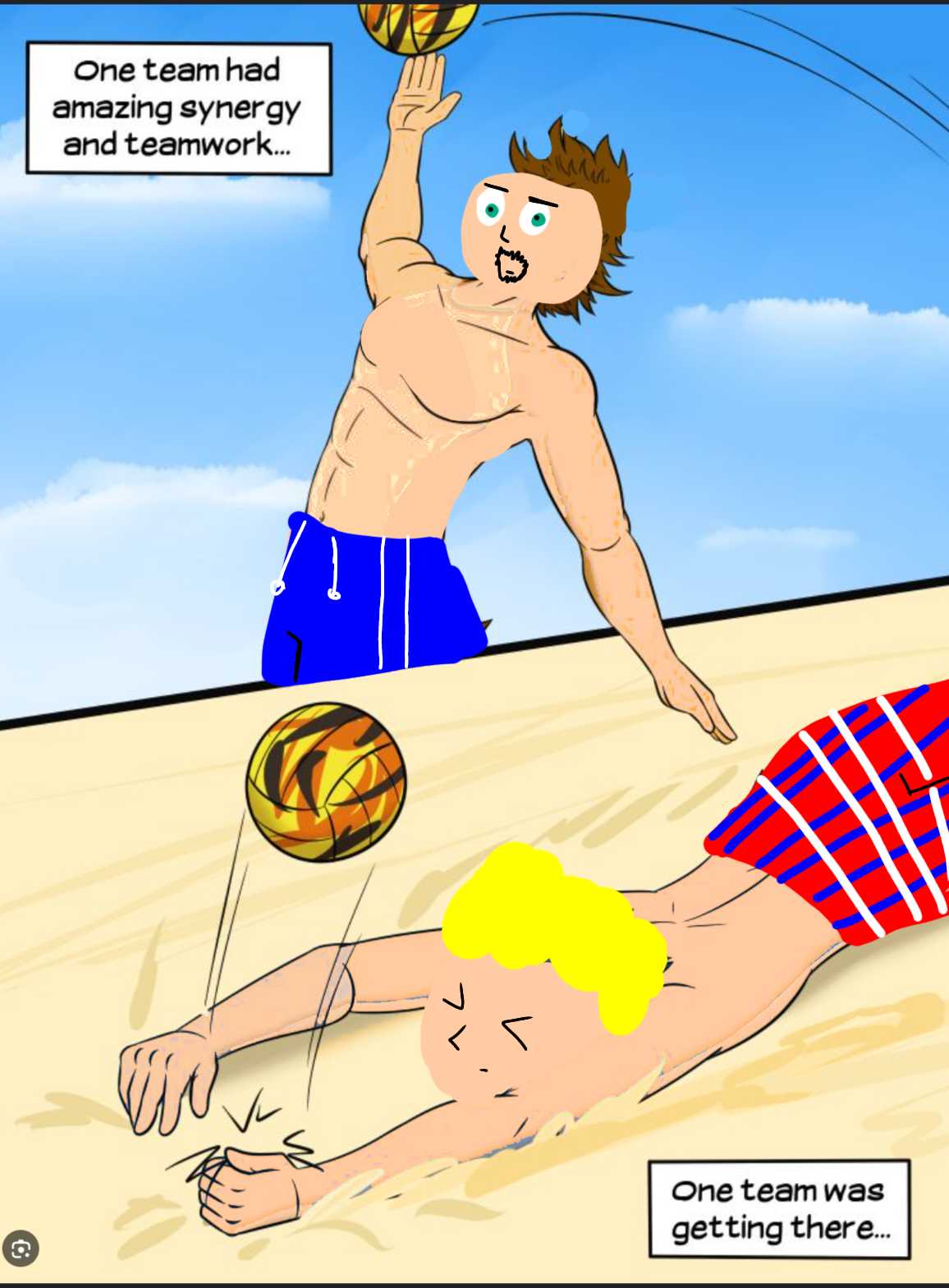 Nordics beach day part 2 SatWcomic.com