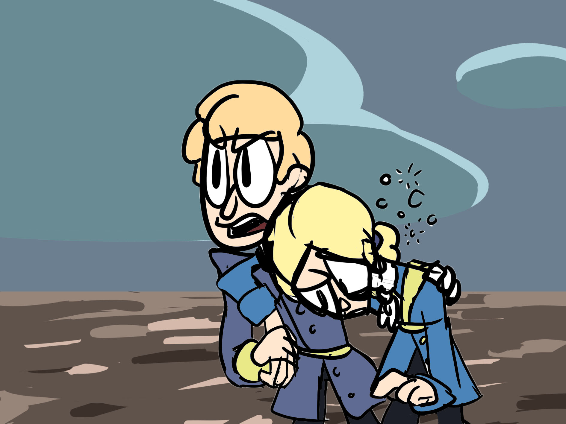 Drunk soldiers
