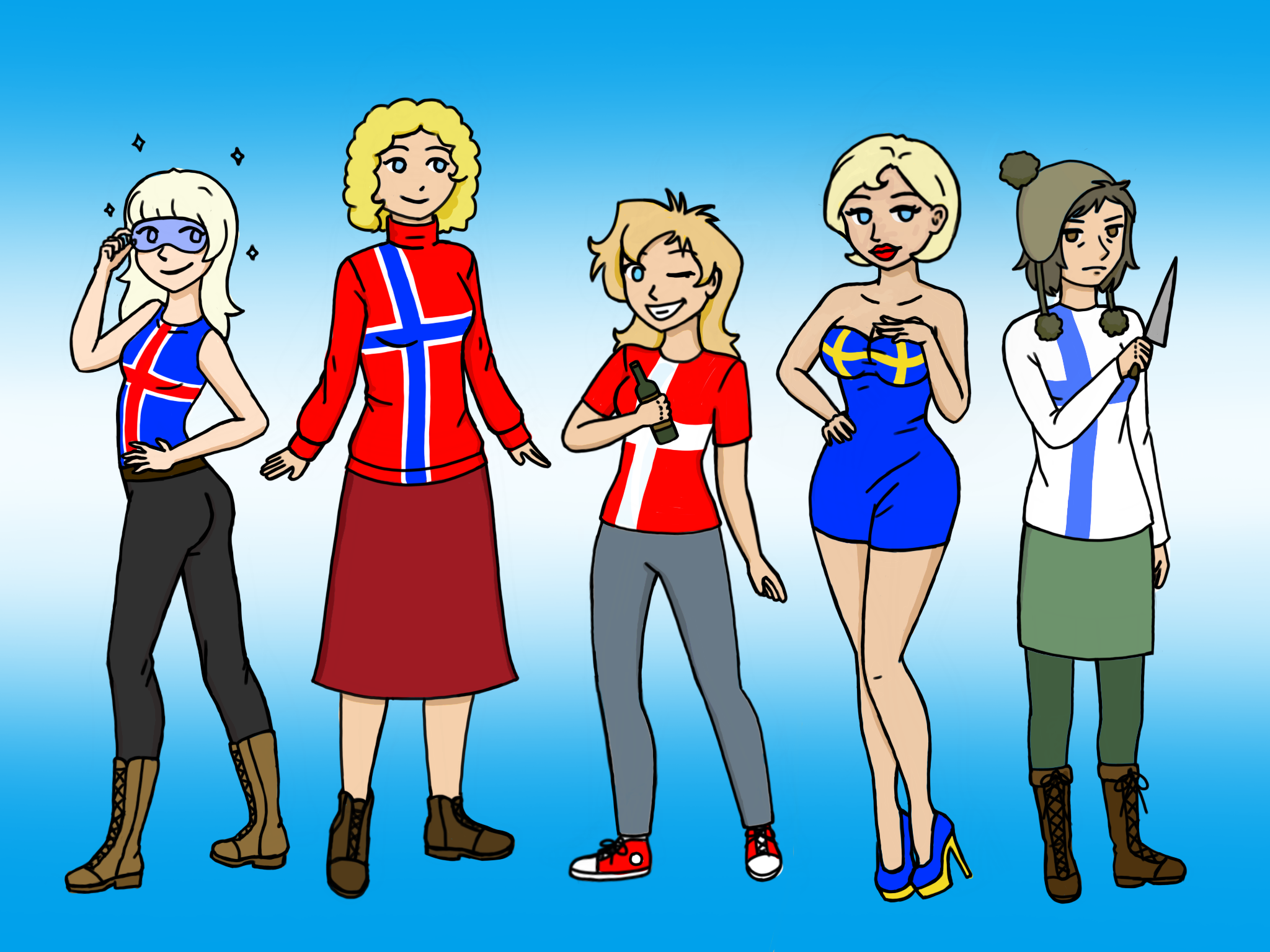 Sister Nordics Sister Nordics SatWcomic.com