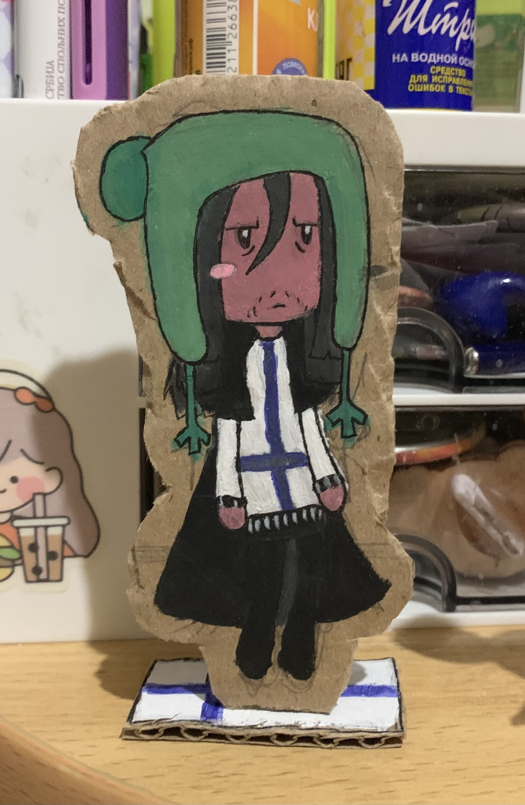 Metalhead Finland cardboard stand