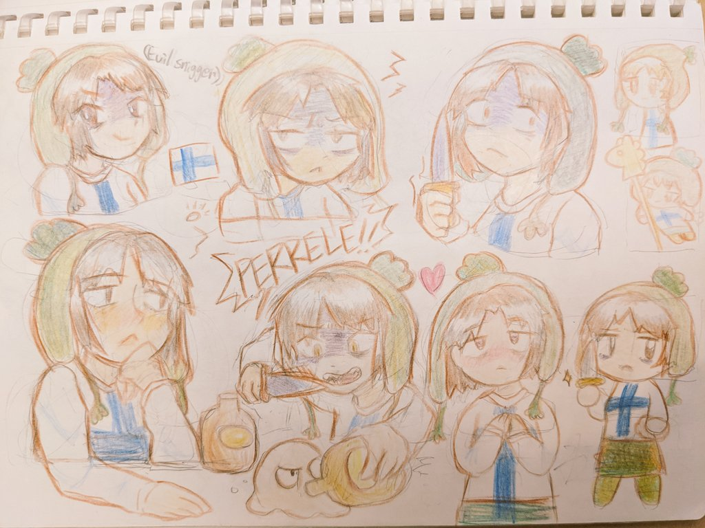 Suomi full of sketch book