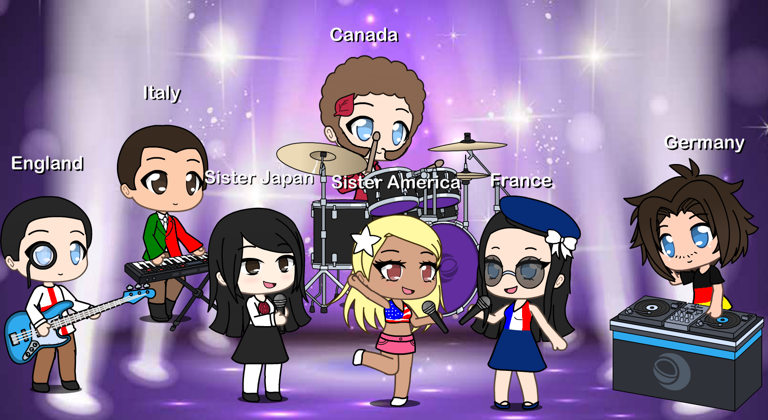 The G7 as a band SatWcomic.com