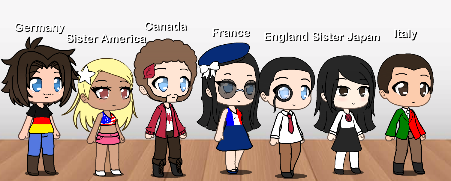 The G7 in Gacha life SatWcomic.com
