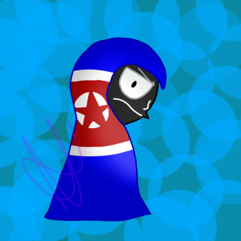 North Korea fan art.