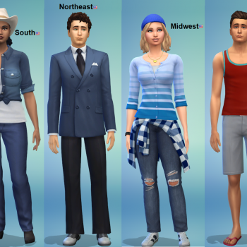 US Regions in Sims 4